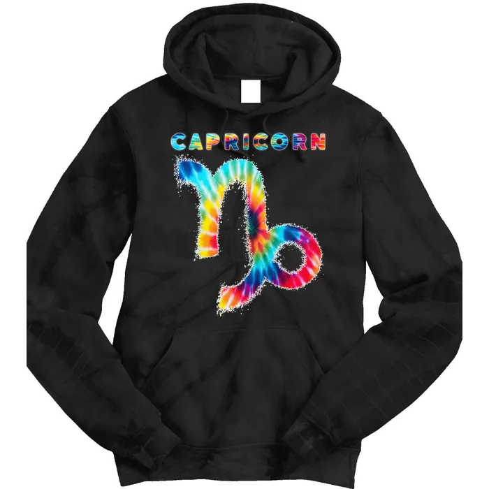 Tie Dye Capricorn Zodiac Sign Astrology Horoscope Tie Dye Hoodie