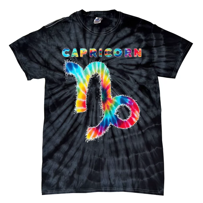 Tie Dye Capricorn Zodiac Sign Astrology Horoscope Tie-Dye T-Shirt