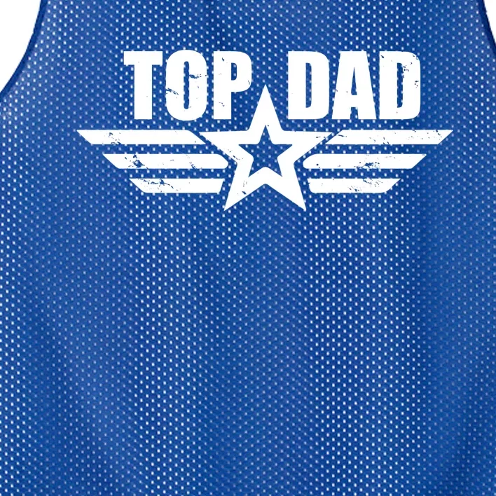 Top Dad Cool Fathers Day Gift Mesh Reversible Basketball Jersey Tank