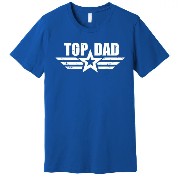 Top Dad Cool Fathers Day Gift Premium T-Shirt