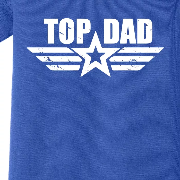 Top Dad Cool Fathers Day Gift Baby Bodysuit