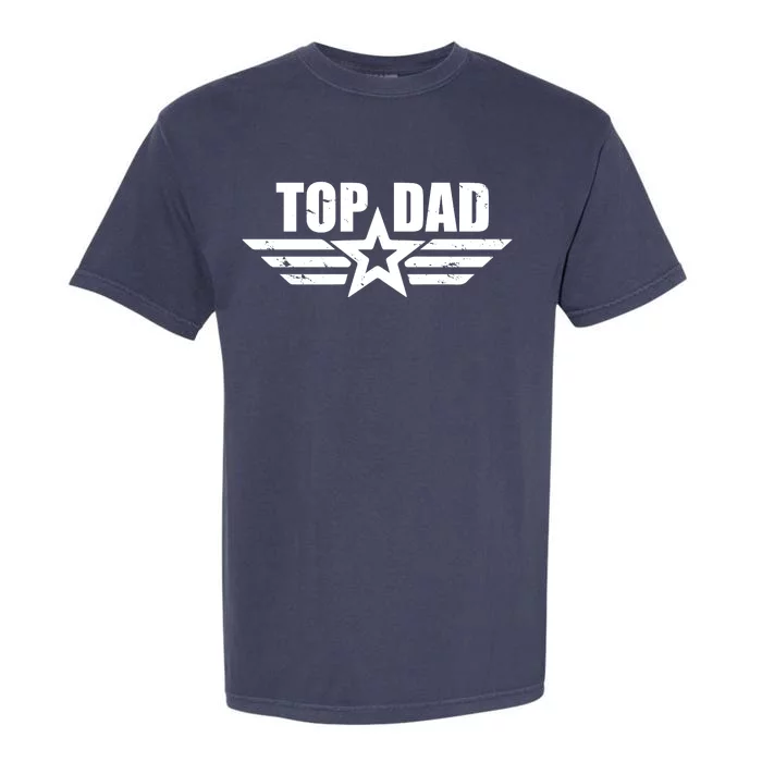 Top Dad Cool Fathers Day Gift Garment-Dyed Heavyweight T-Shirt