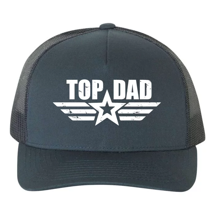 Top Dad Cool Fathers Day Gift Yupoong Adult 5-Panel Trucker Hat