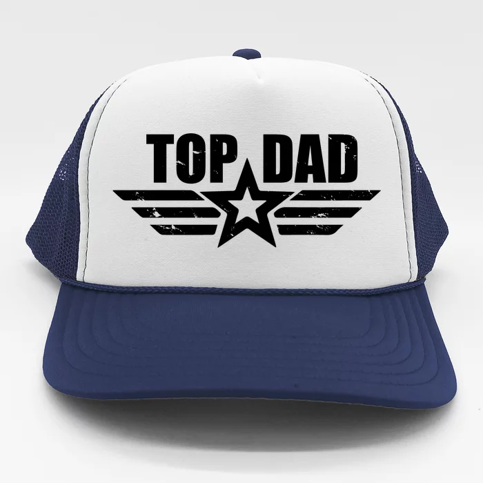 Top Dad Cool Fathers Day Gift Trucker Hat