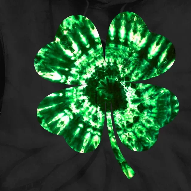 Tie Dye Clover St Patrick's Day Tie Dye Hoodie