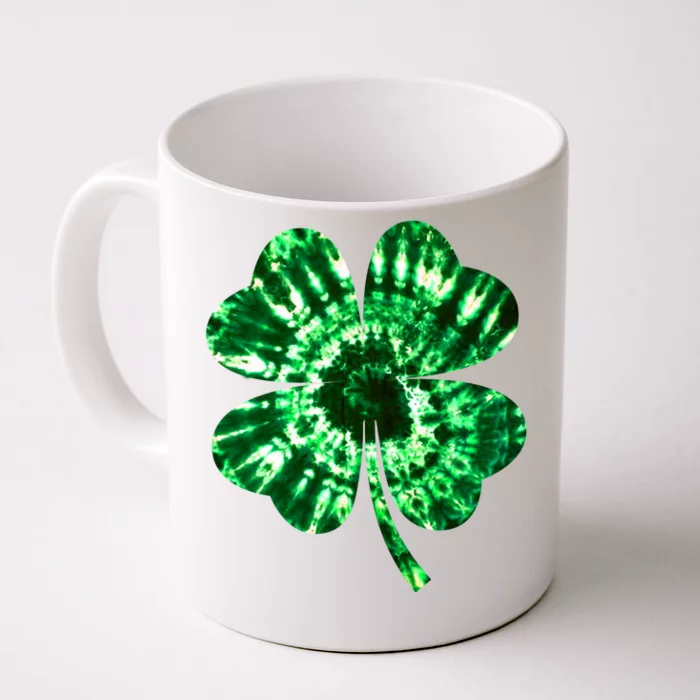 Tie Dye Clover St Patrick's Day Front & Back Coffee Mug