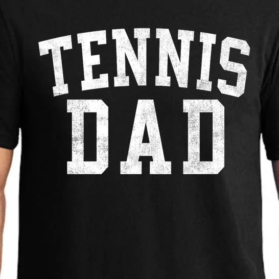 Tennis Dad Classic Bold Font FatherS Day Daddy Pajama Set