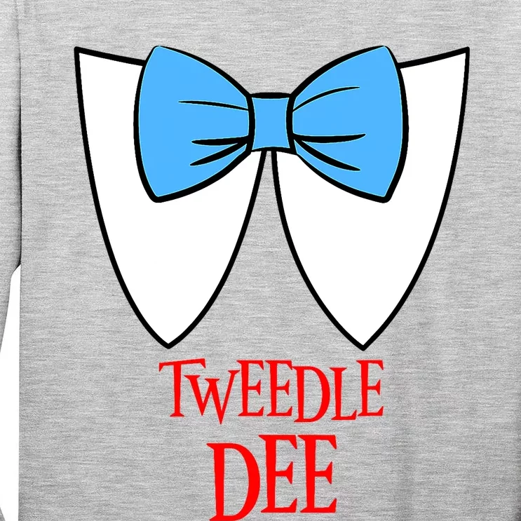 Tweedle Dee Costume Halloween Fairytale Character Tall Long Sleeve T-Shirt