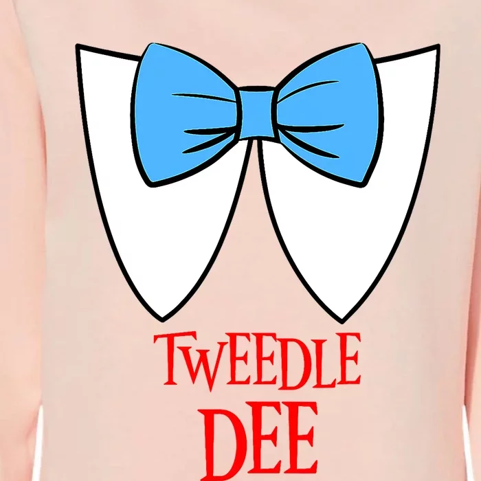 Tweedle Dee Costume Halloween Fairytale Character Womens California Wash Sweatshirt