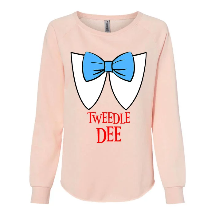 Tweedle Dee Costume Halloween Fairytale Character Womens California Wash Sweatshirt