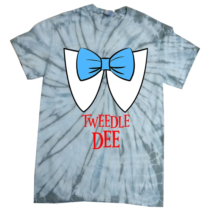 Tweedle Dee Costume Halloween Fairytale Character Tie-Dye T-Shirt