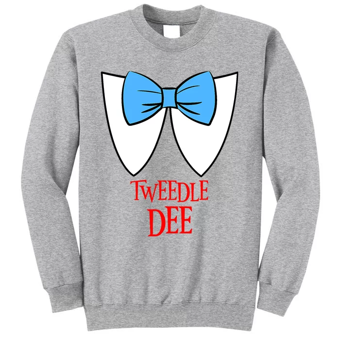 Tweedle Dee Costume Halloween Fairytale Character Tall Sweatshirt