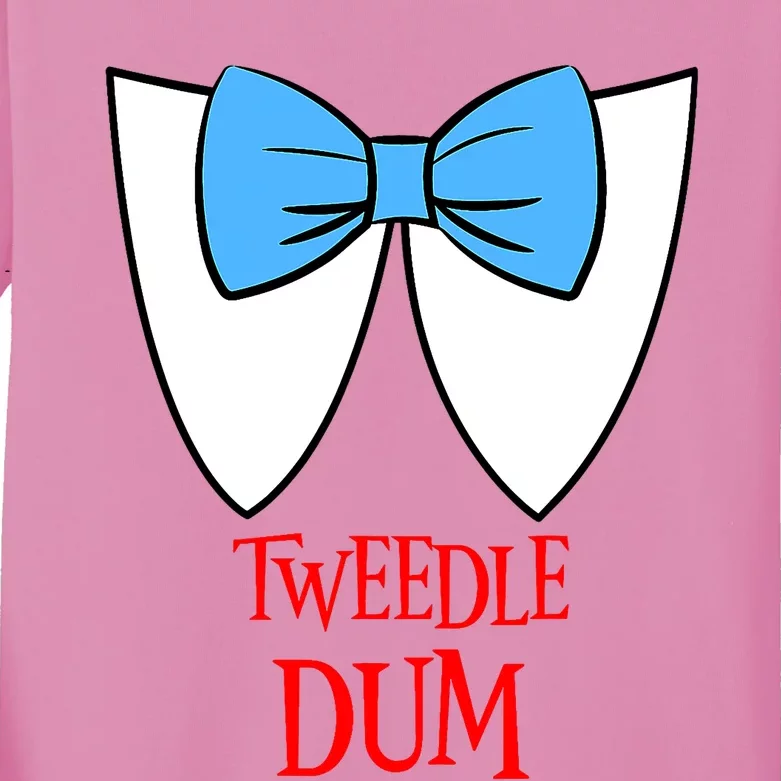 Tweedle Dum Costume Halloween Fairytale Character Kids Long Sleeve Shirt