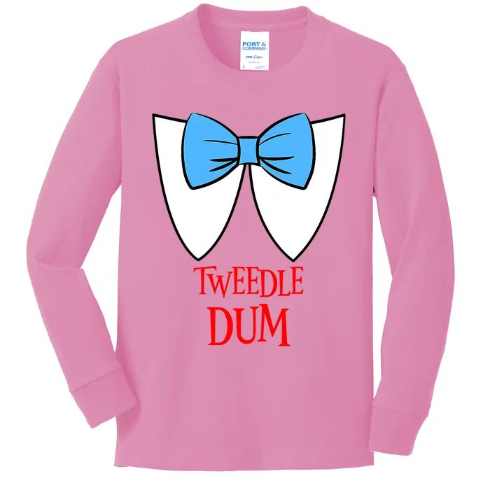 Tweedle Dum Costume Halloween Fairytale Character Kids Long Sleeve Shirt