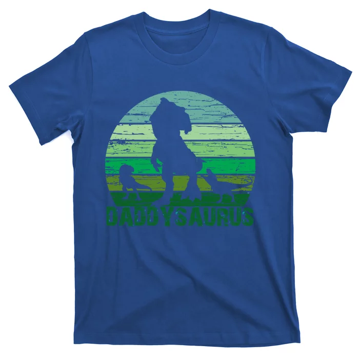 Trex Daddysaurus Cute Dinosaur Papasaurus FatherS Day Gift T-Shirt