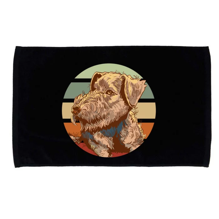 Terrier Dog Cute Sunset Microfiber Hand Towel