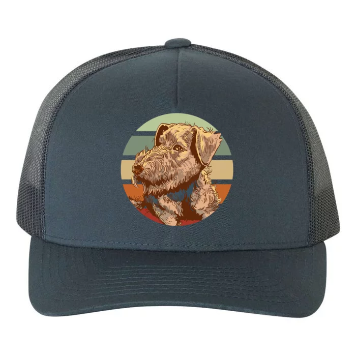 Terrier Dog Cute Sunset Yupoong Adult 5-Panel Trucker Hat