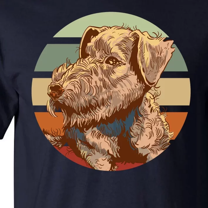 Terrier Dog Cute Sunset Tall T-Shirt