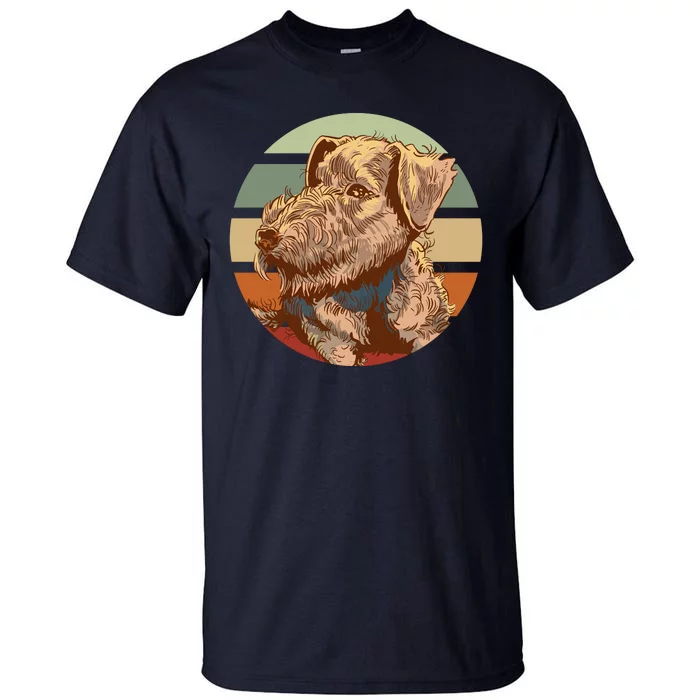 Terrier Dog Cute Sunset Tall T-Shirt