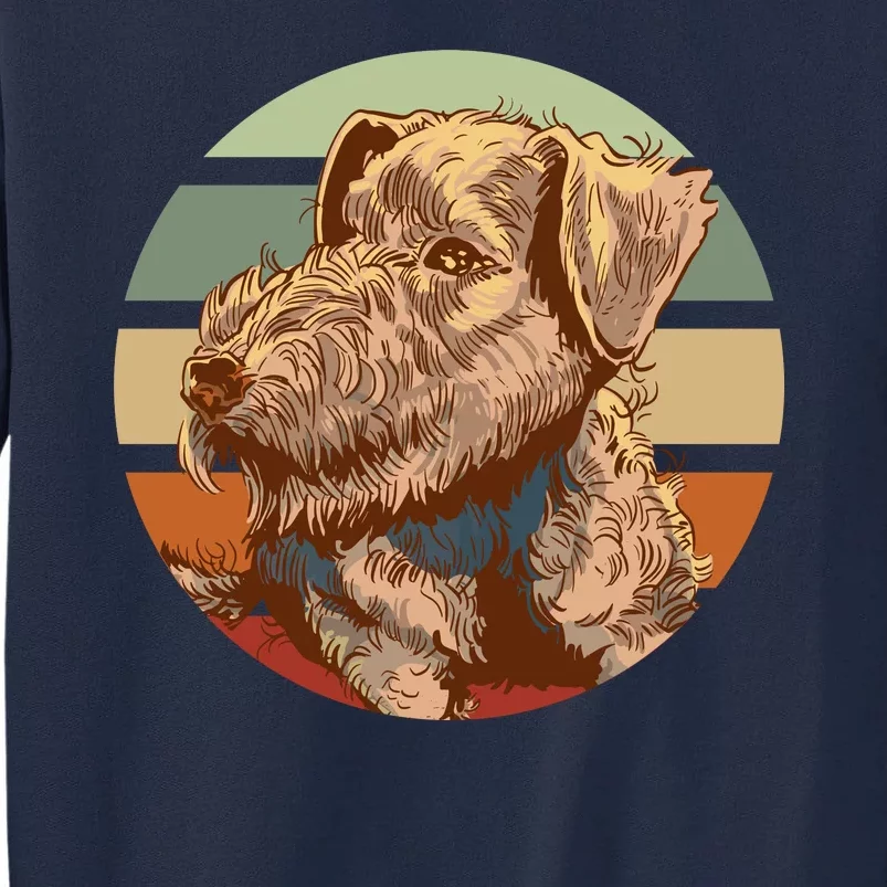 Terrier Dog Cute Sunset Tall Sweatshirt