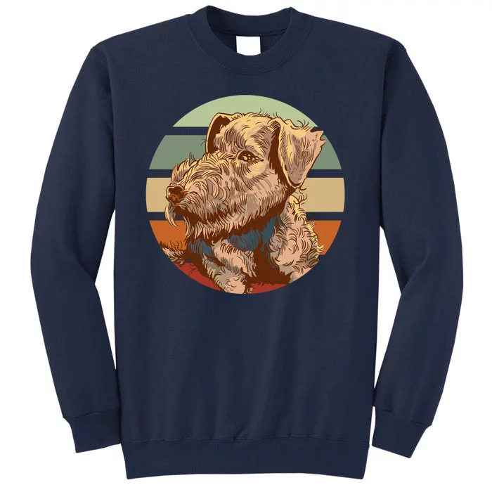 Terrier Dog Cute Sunset Tall Sweatshirt