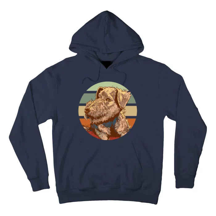 Terrier Dog Cute Sunset Tall Hoodie