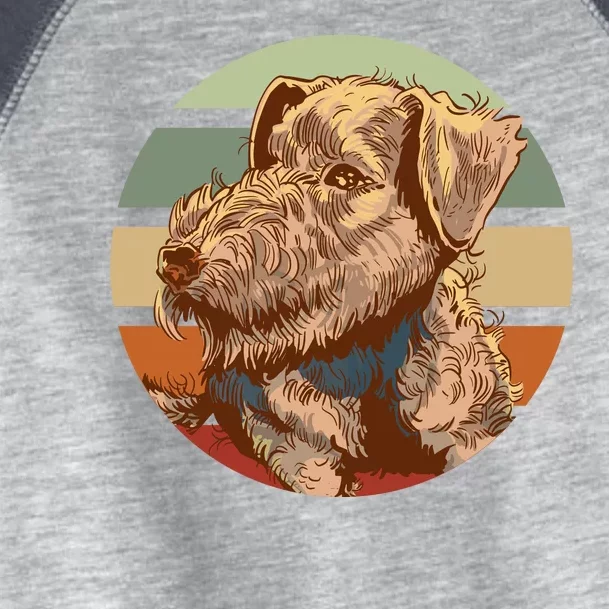 Terrier Dog Cute Sunset Toddler Fine Jersey T-Shirt