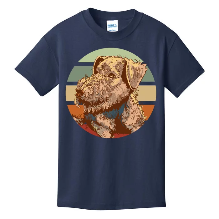 Terrier Dog Cute Sunset Kids T-Shirt