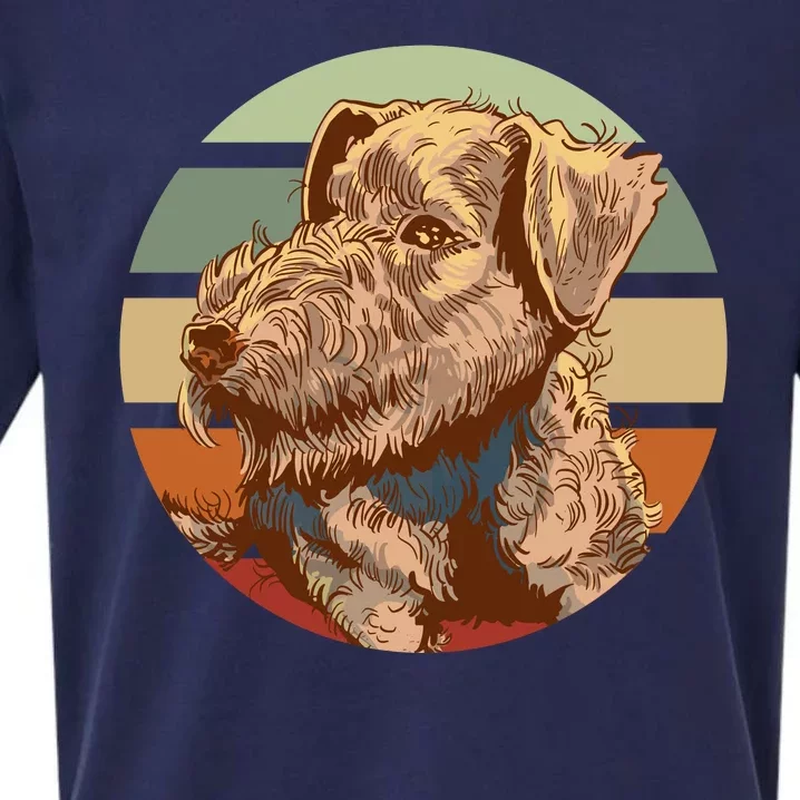 Terrier Dog Cute Sunset Sueded Cloud Jersey T-Shirt