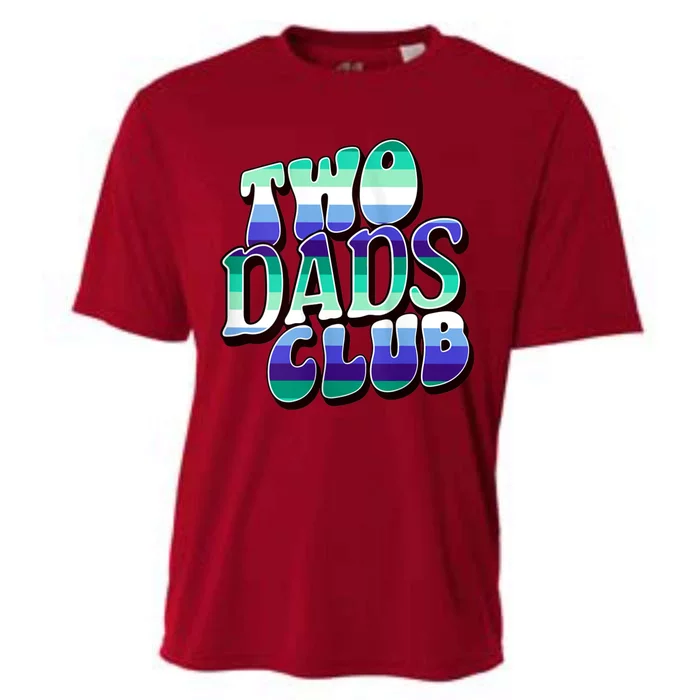 Two Dads Club Gay Pride Month 2024 Mlm Flag Father’S Day Cooling Performance Crew T-Shirt