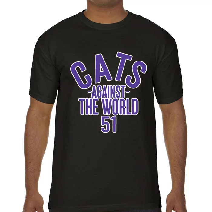 Tone Deaf Cats Against The World Comfort Colors T-Shirt