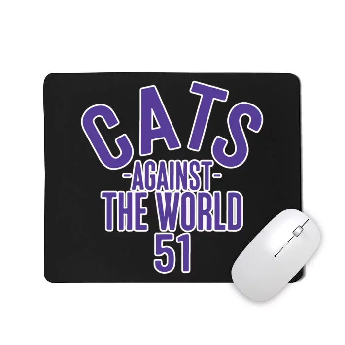 Tone Deaf Cats Against The World Mousepad