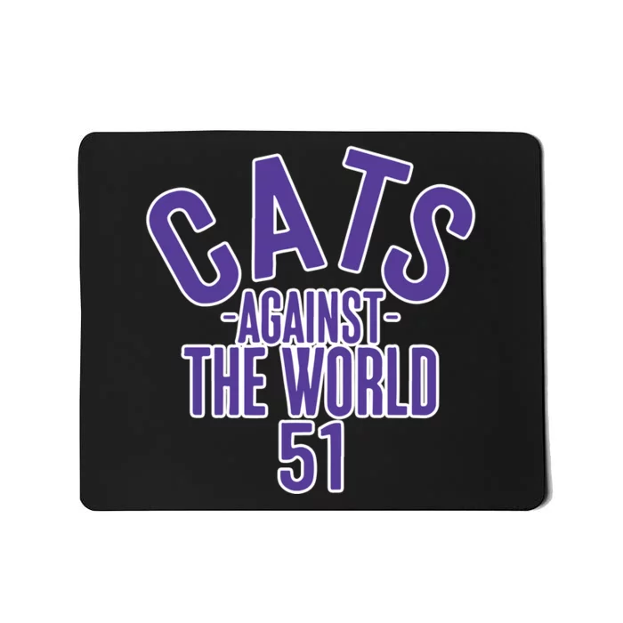 Tone Deaf Cats Against The World Mousepad