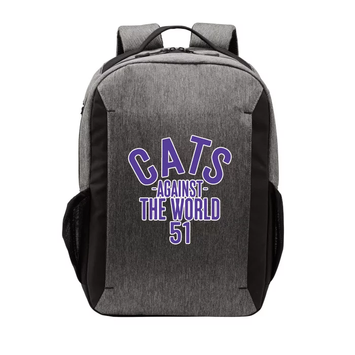 Tone Deaf Cats Against The World Vector Backpack