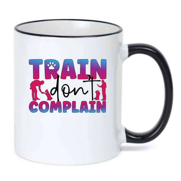 Train Don't Complain Dog Trainer Dog Training Gift Black Color Changing Mug