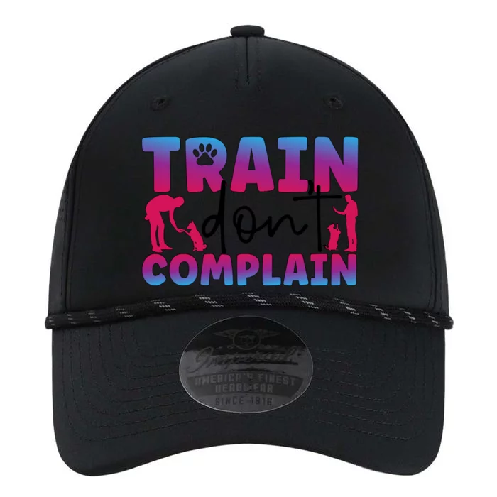 Train Don't Complain Dog Trainer Dog Training Gift Performance The Dyno Cap