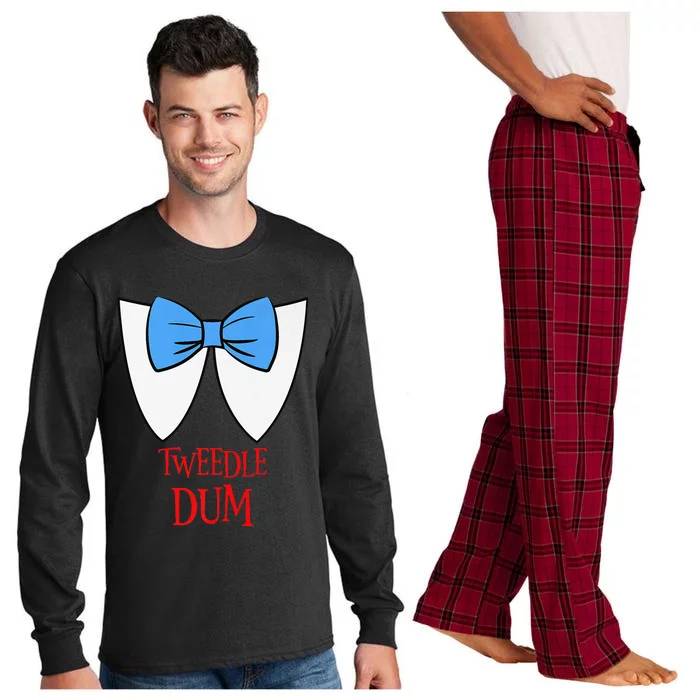 Tweedle Dum Costume Halloween Fairytale Character Premium Long Sleeve Pajama Set