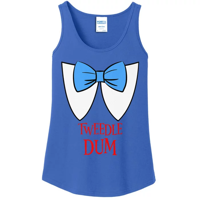 Tweedle Dum Costume Halloween Fairytale Character Premium Ladies Essential Tank