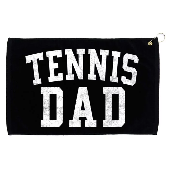 Tennis Dad Classic Bold Font FatherS Day Daddy Grommeted Golf Towel