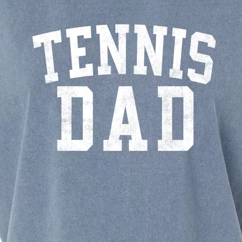 Tennis Dad Classic Bold Font FatherS Day Daddy Garment-Dyed Women's Muscle Tee