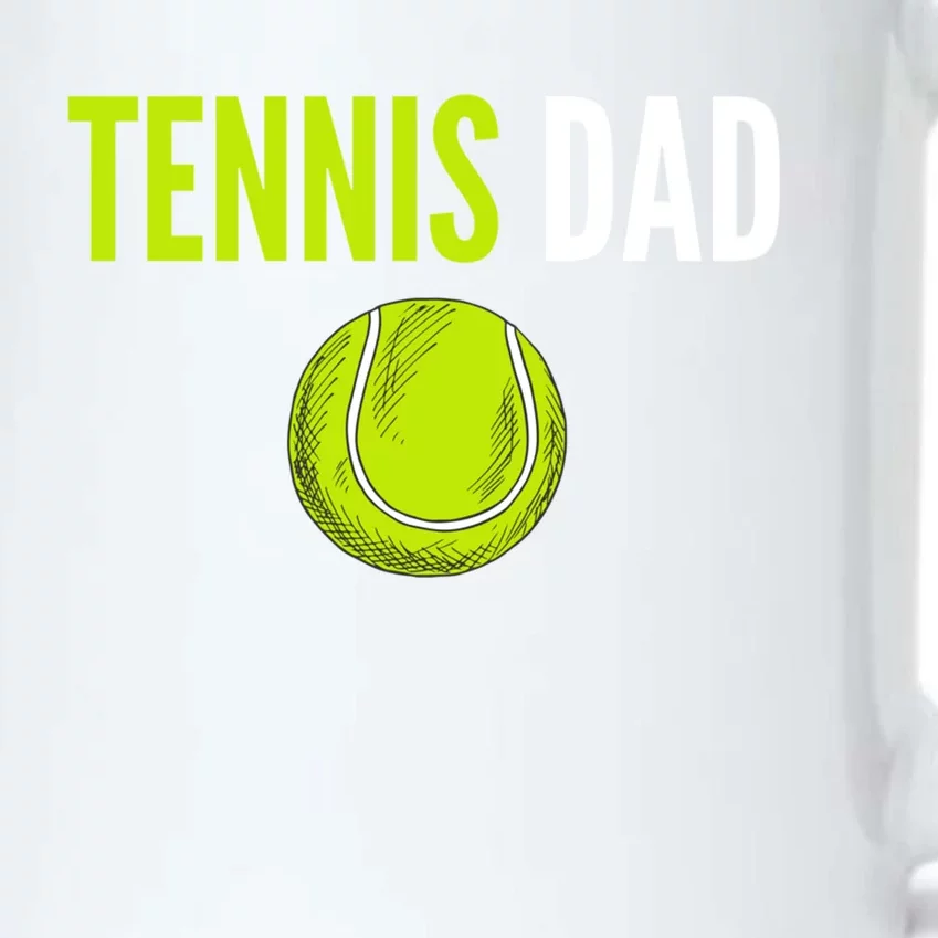 Tennis Dad Cute Gift Tennis Ball Funny Tennis Dad Cute Gift Black Color Changing Mug