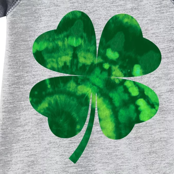 Tie Dye Clover St Patrick's Day Infant Baby Jersey Bodysuit