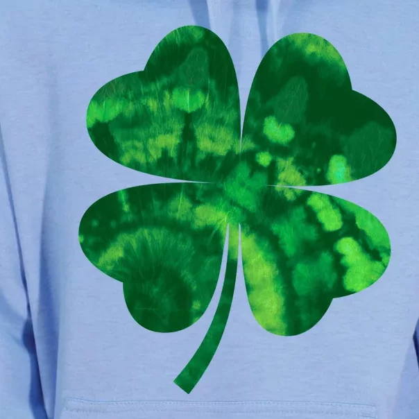 Tie Dye Clover St Patrick's Day Unisex Surf Hoodie