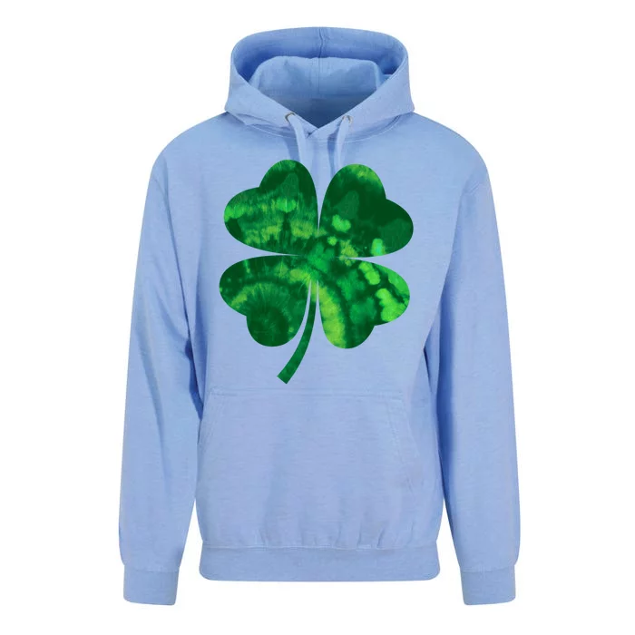 Tie Dye Clover St Patrick's Day Unisex Surf Hoodie