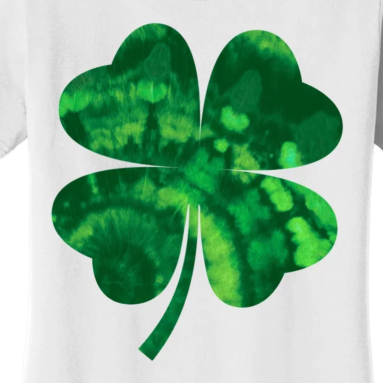 Tie Dye Clover St Patrick's Day Women's T-Shirt