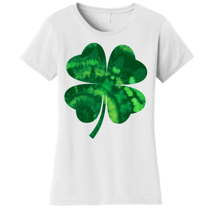 Tie Dye Clover St Patrick's Day Women's T-Shirt