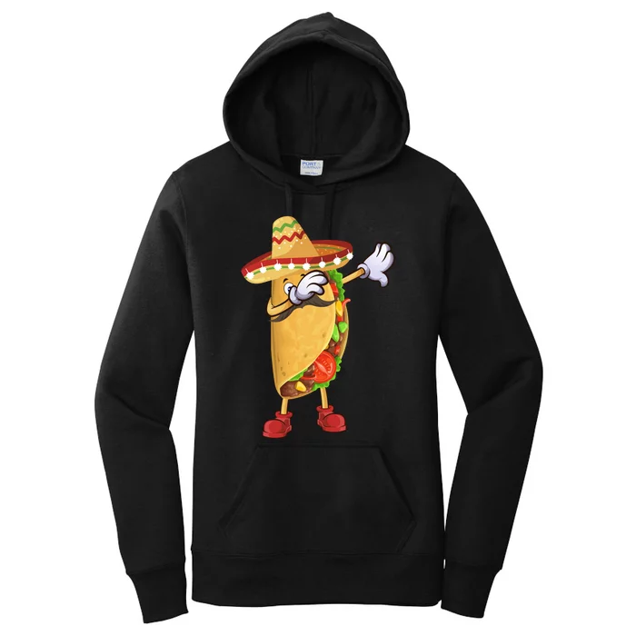 TACOS DABBING CINCO DE MAYO T Women's Pullover Hoodie