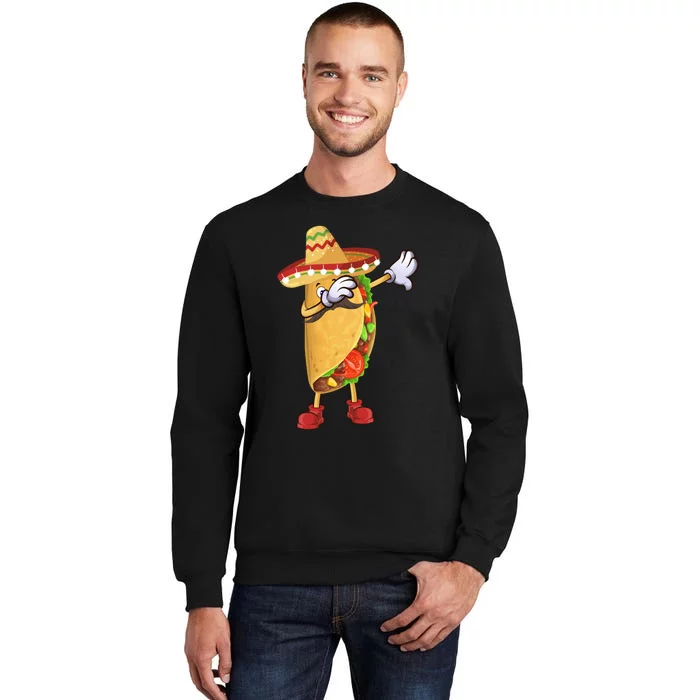 TACOS DABBING CINCO DE MAYO T Tall Sweatshirt