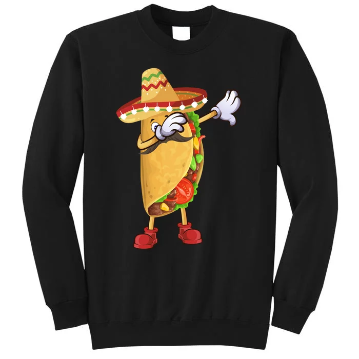 TACOS DABBING CINCO DE MAYO T Tall Sweatshirt