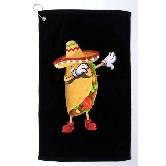 TACOS DABBING CINCO DE MAYO T Platinum Collection Golf Towel